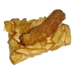 Half Smokes Sausage In Batter Supper 